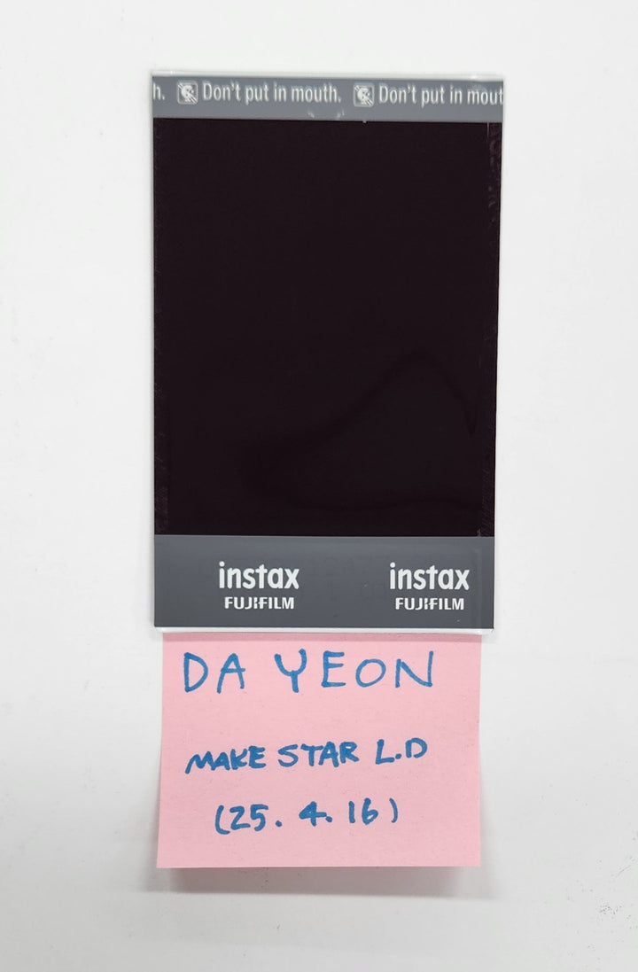Dayeon (Of Kep1er) "TIPI-TAP" - Hand Autographed(Signed) Polaroid [25.4.16]