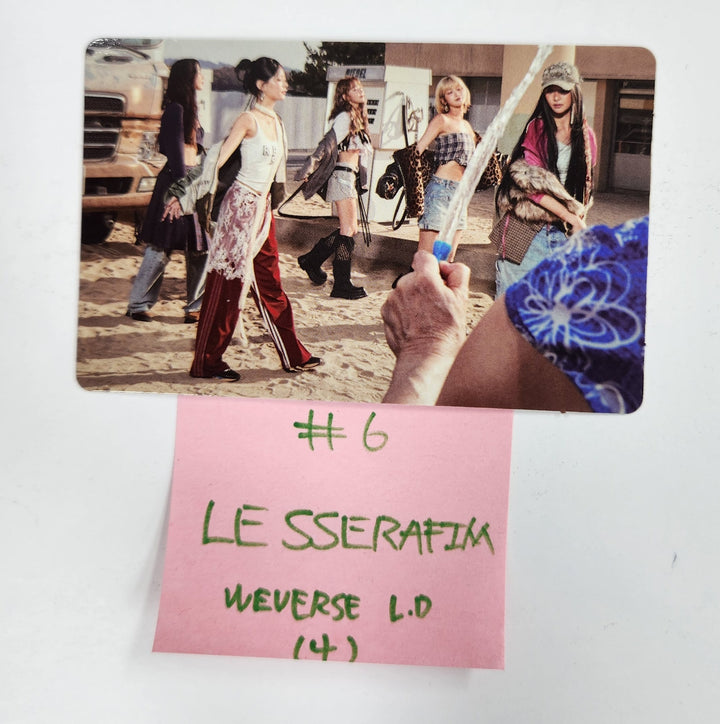 Le Sserafim "Hot" - Weverse Shop Lucky Draw Event Photocard Round 2 [25.4.16]