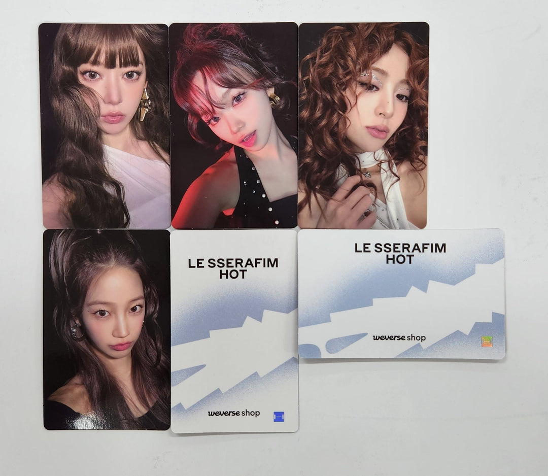 Le Sserafim "Hot" - Weverse Shop Lucky Draw Event Photocard Round 2 [25.4.16]