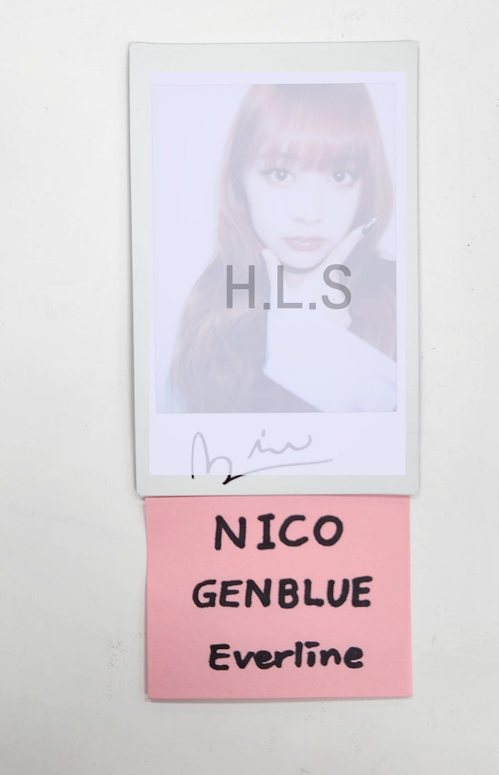 NICO (Of GENBLUE) "ACT LIKE THAT" - Hand Autographed(Signed) Polaroid [25.4.16]