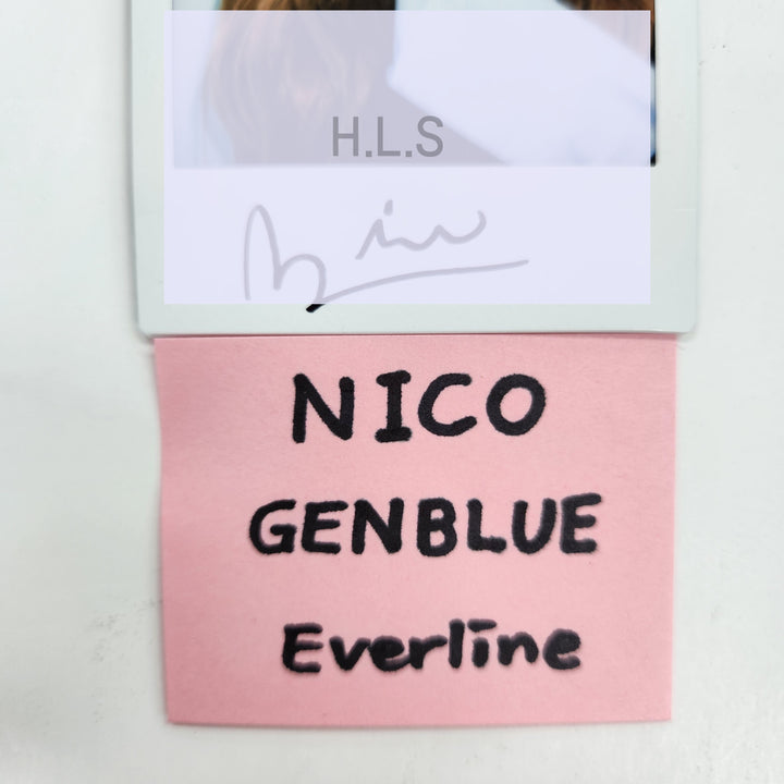 NICO (Of GENBLUE) "ACT LIKE THAT" - Hand Autographed(Signed) Polaroid [25.4.16]