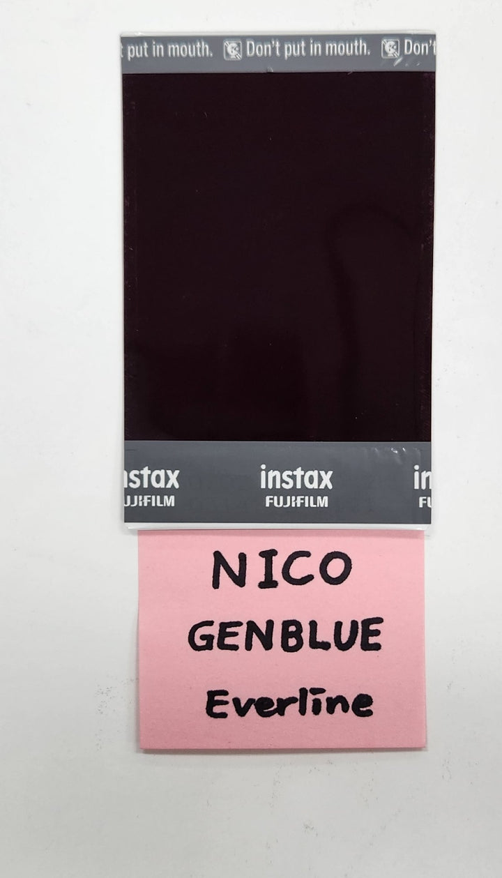 NICO (Of GENBLUE) "ACT LIKE THAT" - Hand Autographed(Signed) Polaroid [25.4.16]