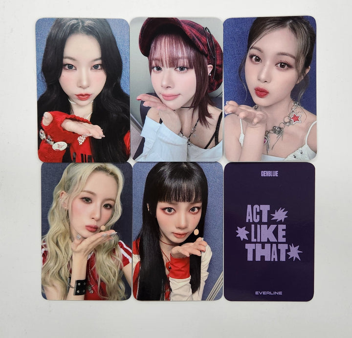GENBLUE "ACT LIKE THAT" - Everline Fansign Event Photocard [25.4.16]