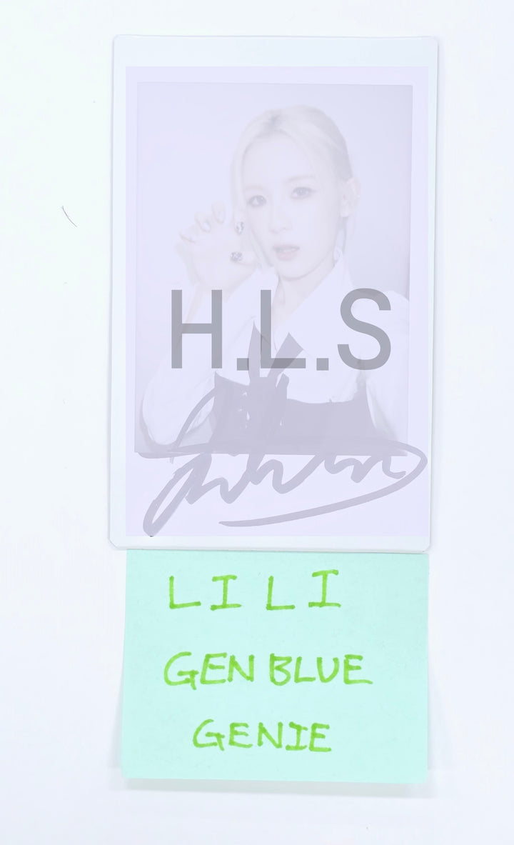 LILI (Of GENBLUE) "ACT LIKE THAT" - Hand Autographed(Signed) Polaroid [25.4.17]
