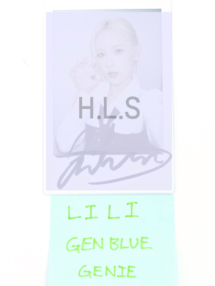 LILI (Of GENBLUE) "ACT LIKE THAT" - Hand Autographed(Signed) Polaroid [25.4.17]