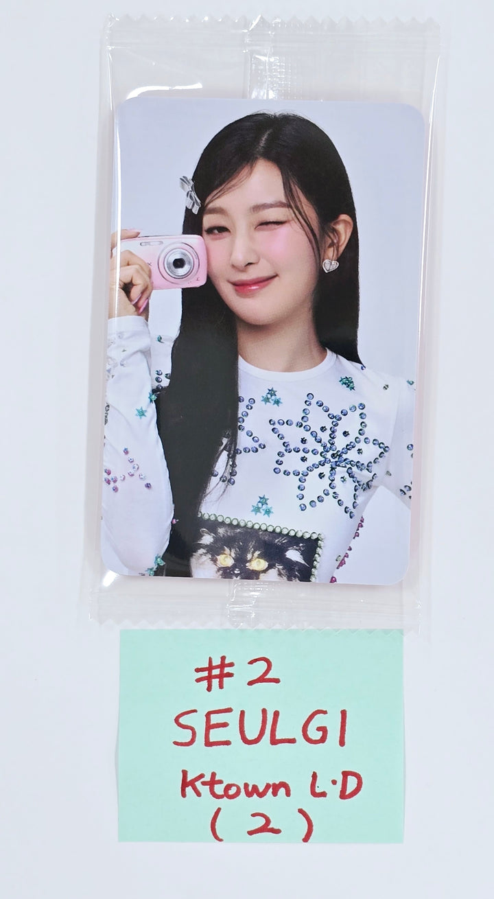 Aespa, Red Velvet (Of SMTOWN) "2025 SMTOWN : THE CULTURE, THE FUTURE" - Ktown4U Lucky Draw Event Photocard [25.4.17]