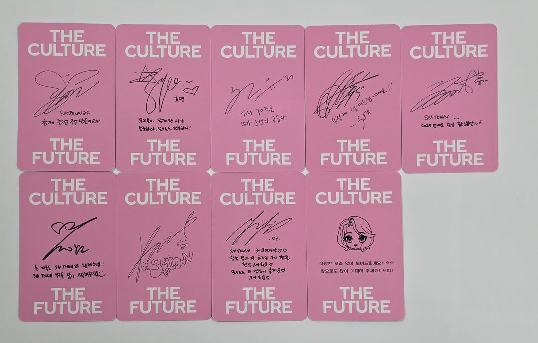 SNSD, Red Velvet, Aespa (Of SMTOWN) "2025 SMTOWN : THE CULTURE, THE FUTURE" - Official Photocard [25.4.17]