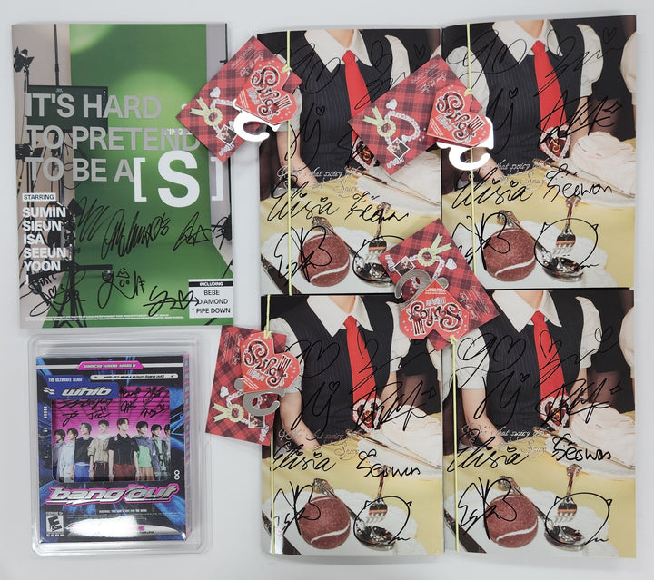 STAYC "S", UNIS "SWICY", WHIB "BANG OUT" - Hand Autograhped(Signed) Promo Album [25.4.18]