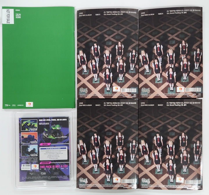 STAYC "S", UNIS "SWICY", WHIB "BANG OUT" - Hand Autograhped(Signed) Promo Album [25.4.18]