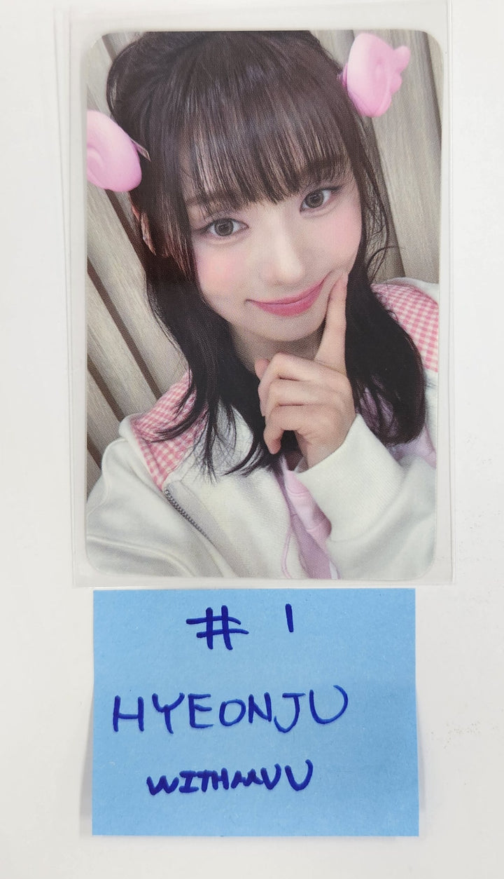 UNIS "SWICY" - Withmuu Pre-Order Benefit Photocard [25.4.18]
