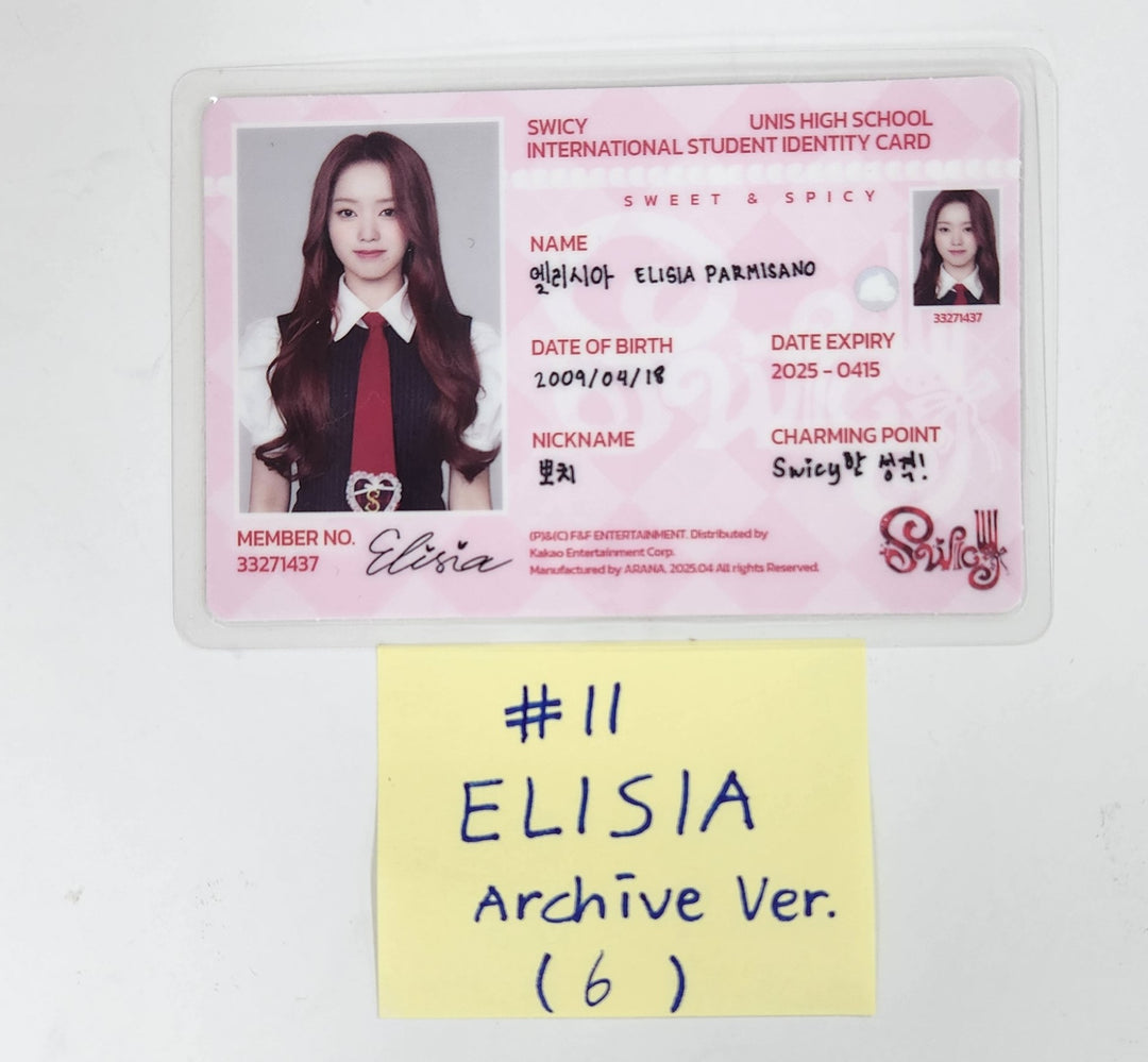 UNIS "SWICY" - Official Photocard [Archive Ver.] [25.4.18]