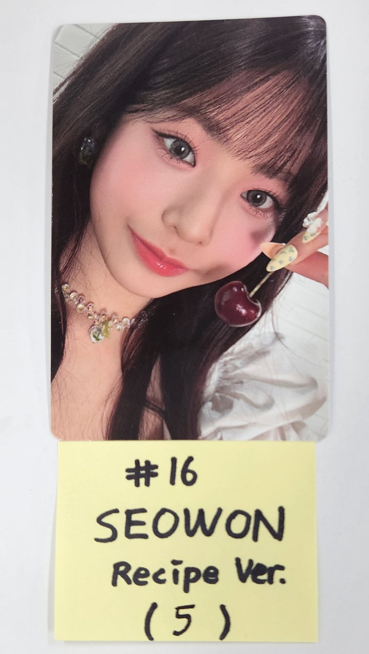 UNIS "SWICY" - Official Photocard [Recipe Ver.] [25.4.18]