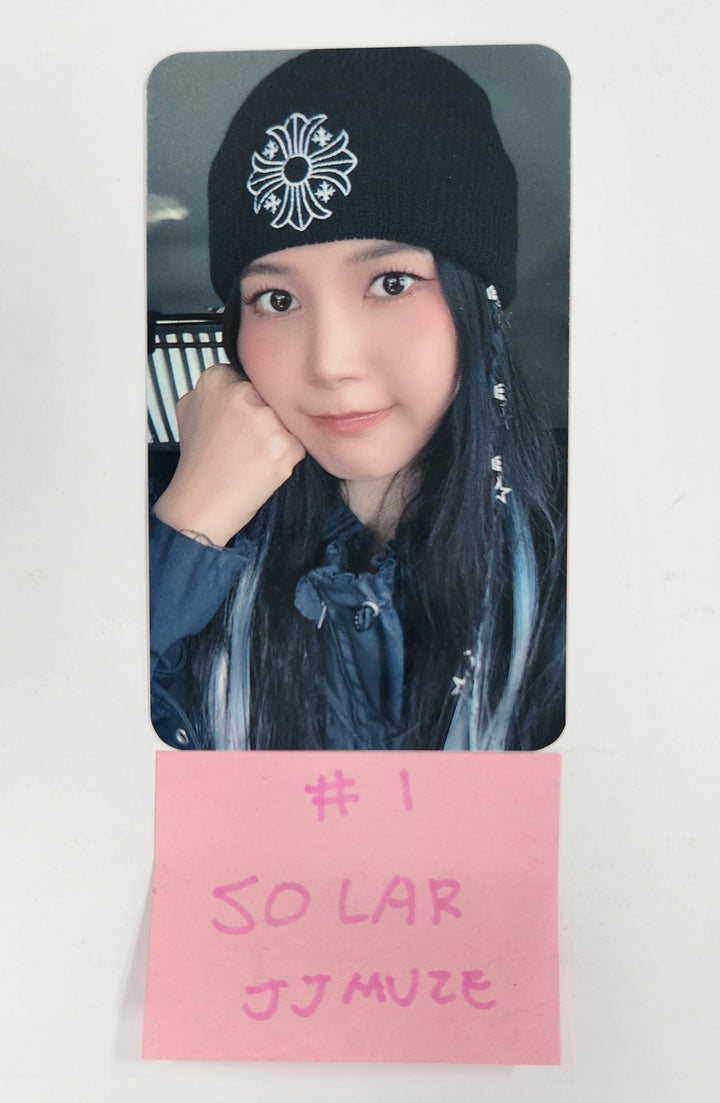 SOLAR (Of MAMAMOO) "WANT " - JJ Muze Fansign Event Photocard [PLVE Ver.] [25.4.21]