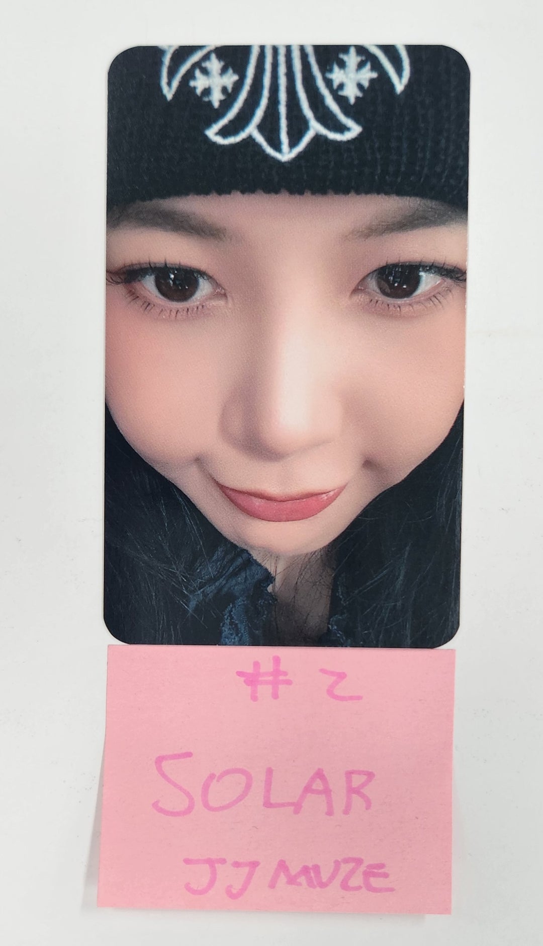SOLAR (Of MAMAMOO) "WANT " - JJ Muze Fansign Event Photocard [PLVE Ver.] [25.4.21]