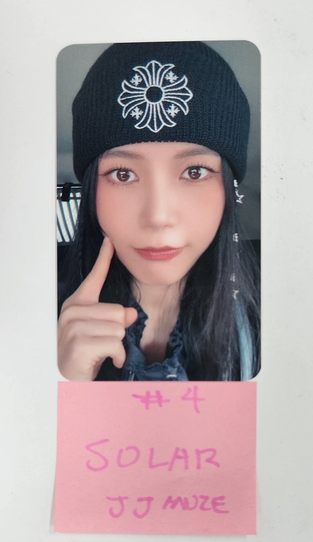SOLAR (Of MAMAMOO) "WANT " - JJ Muze Fansign Event Photocard [PLVE Ver.] [25.4.21]