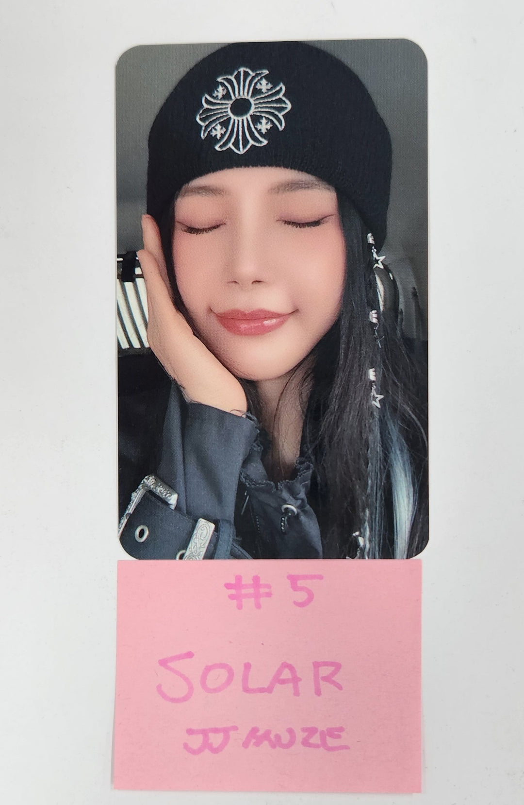 SOLAR (Of MAMAMOO) "WANT " - JJ Muze Fansign Event Photocard [PLVE Ver.] [25.4.21]