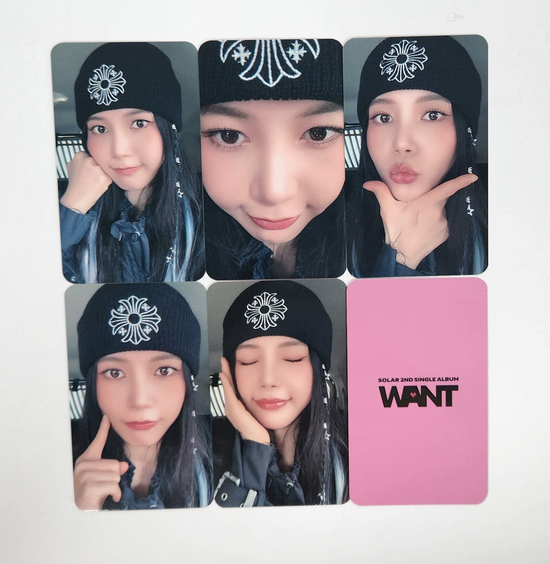 SOLAR (Of MAMAMOO) "WANT " - JJ Muze Fansign Event Photocard [PLVE Ver.] [25.4.21]