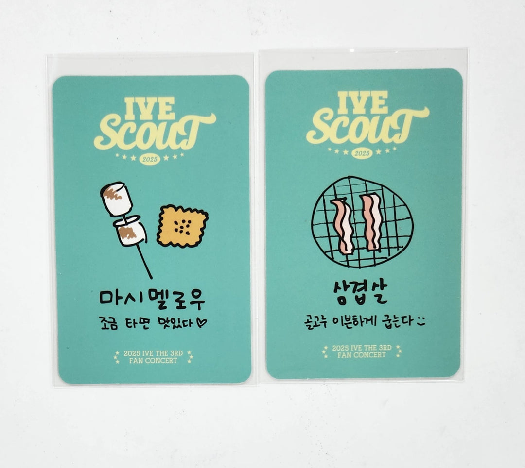 IVE "SCOUNT" 2025 IVE THE 3RD FAN CONCERT - Dive Zone Photocard [25.4.21]
