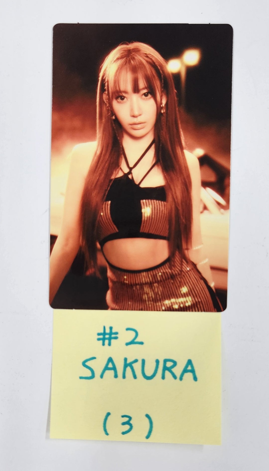 LE SSERAFIM "EASY CRAZY HOT" 2025 LE SSERAFIM TOUR - Official Mini Photocard (1) [25.4.21]
