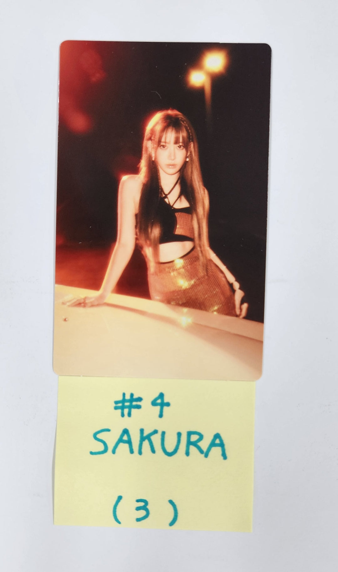 LE SSERAFIM "EASY CRAZY HOT" 2025 LE SSERAFIM TOUR - Official Mini Photocard (1) [25.4.21]