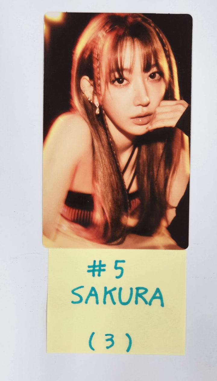 LE SSERAFIM "EASY CRAZY HOT" 2025 LE SSERAFIM TOUR - Official Mini Photocard (1) [25.4.21]