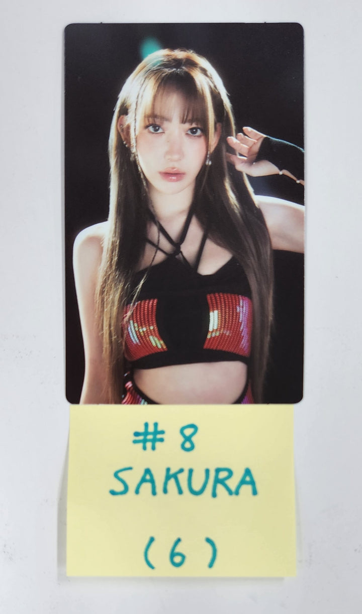 LE SSERAFIM "EASY CRAZY HOT" 2025 LE SSERAFIM TOUR - Official Mini Photocard (1) [25.4.21]