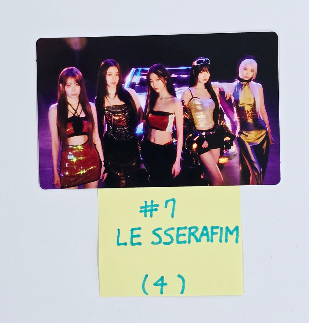 LE SSERAFIM "EASY CRAZY HOT" 2025 LE SSERAFIM TOUR - Official Mini Photocard (2) [25.4.21]