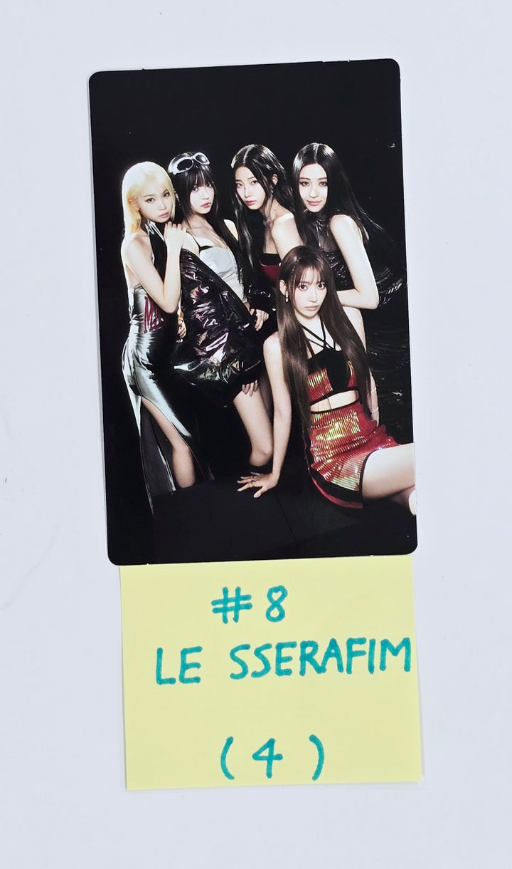 LE SSERAFIM "EASY CRAZY HOT" 2025 LE SSERAFIM TOUR - Official Mini Photocard (2) [25.4.21]