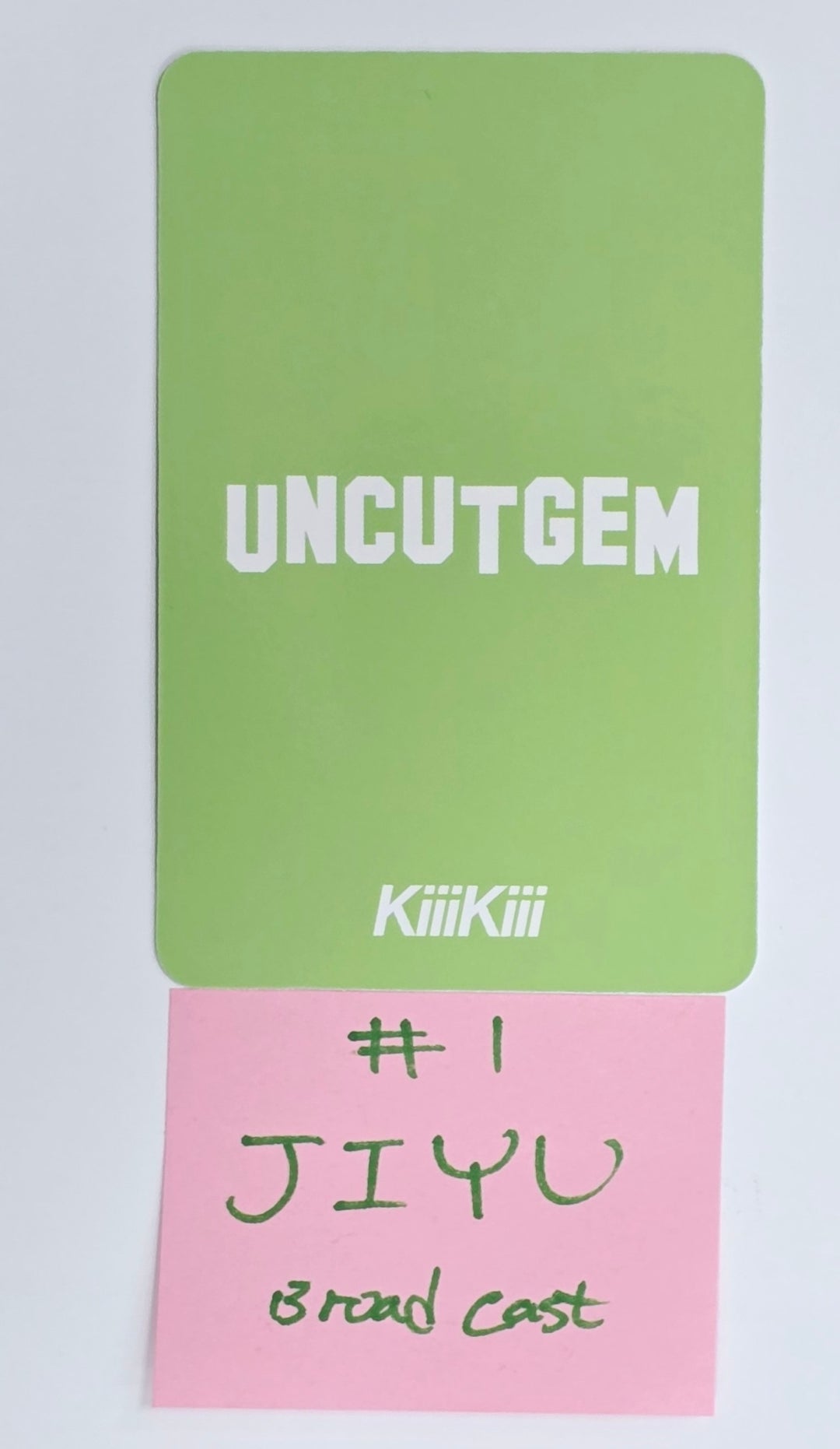 KiiiKiii "UNCUT GEM" - Broadcast Photocard [25.4.22]