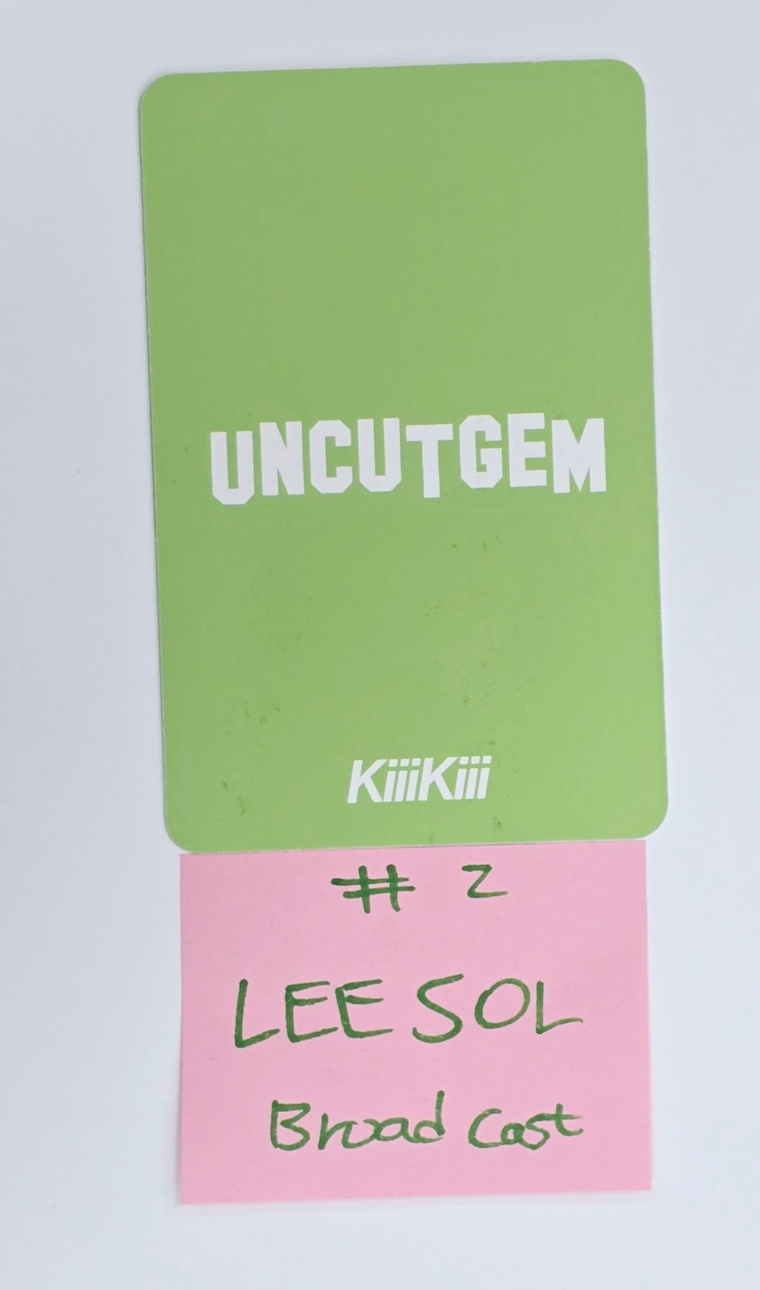 KiiiKiii "UNCUT GEM" - Broadcast Photocard [25.4.22]