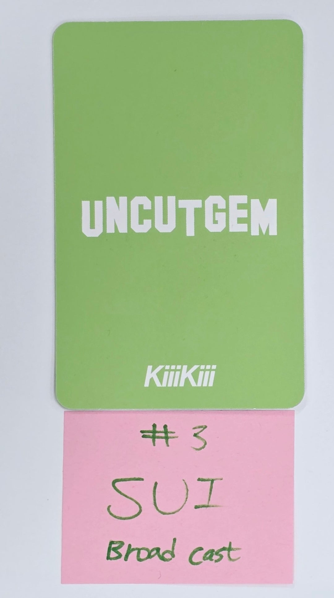 KiiiKiii "UNCUT GEM" - Broadcast Photocard [25.4.22]