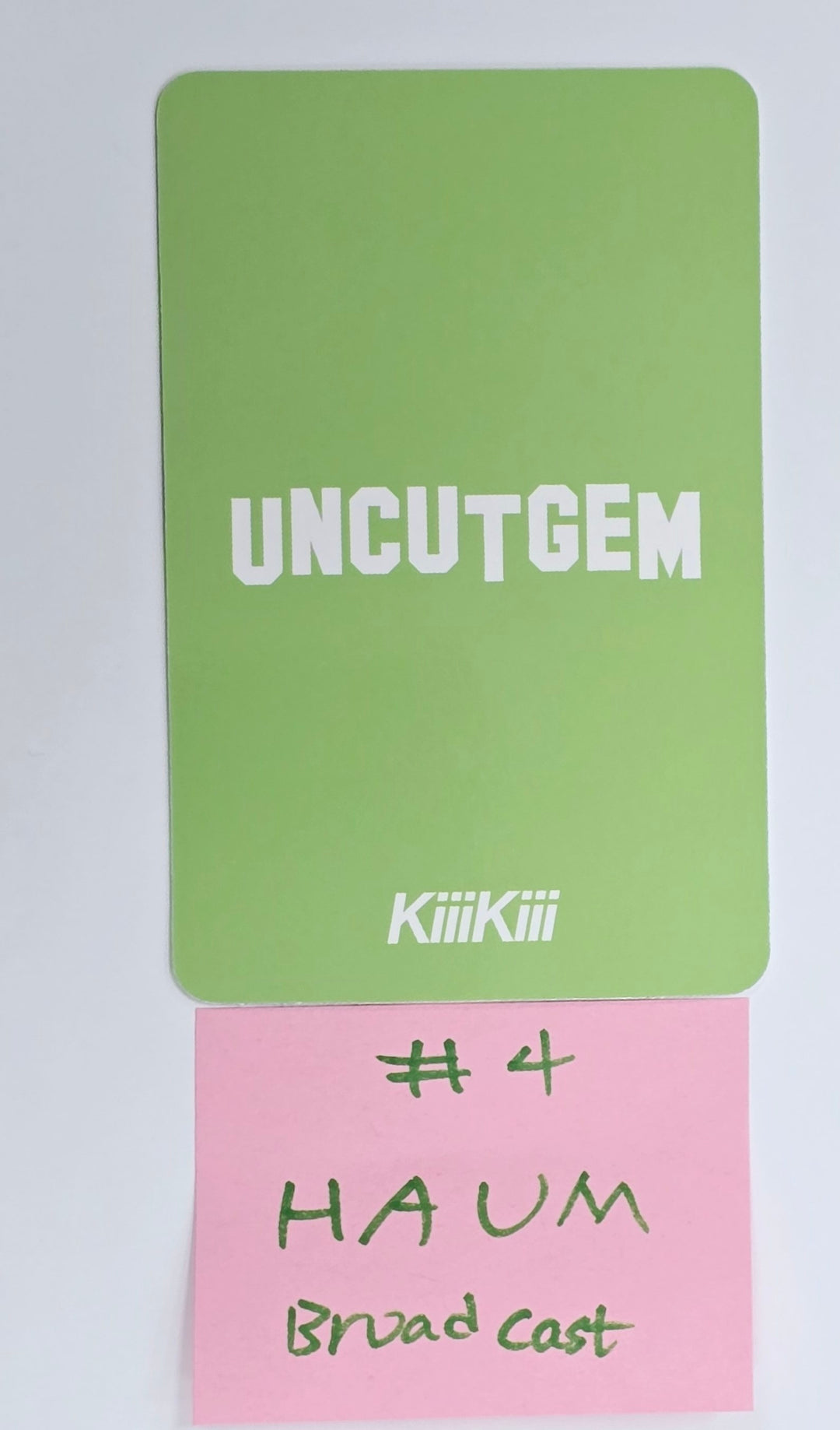 KiiiKiii "UNCUT GEM" - Broadcast Photocard [25.4.22]