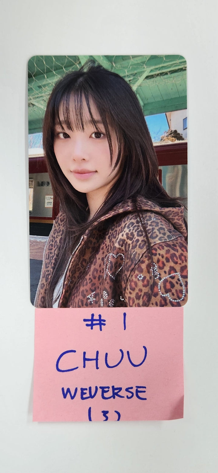 CHUU "Only cry in the rain" - Weverse Shop Pre-Order Benefit Photocard [25.4.22]