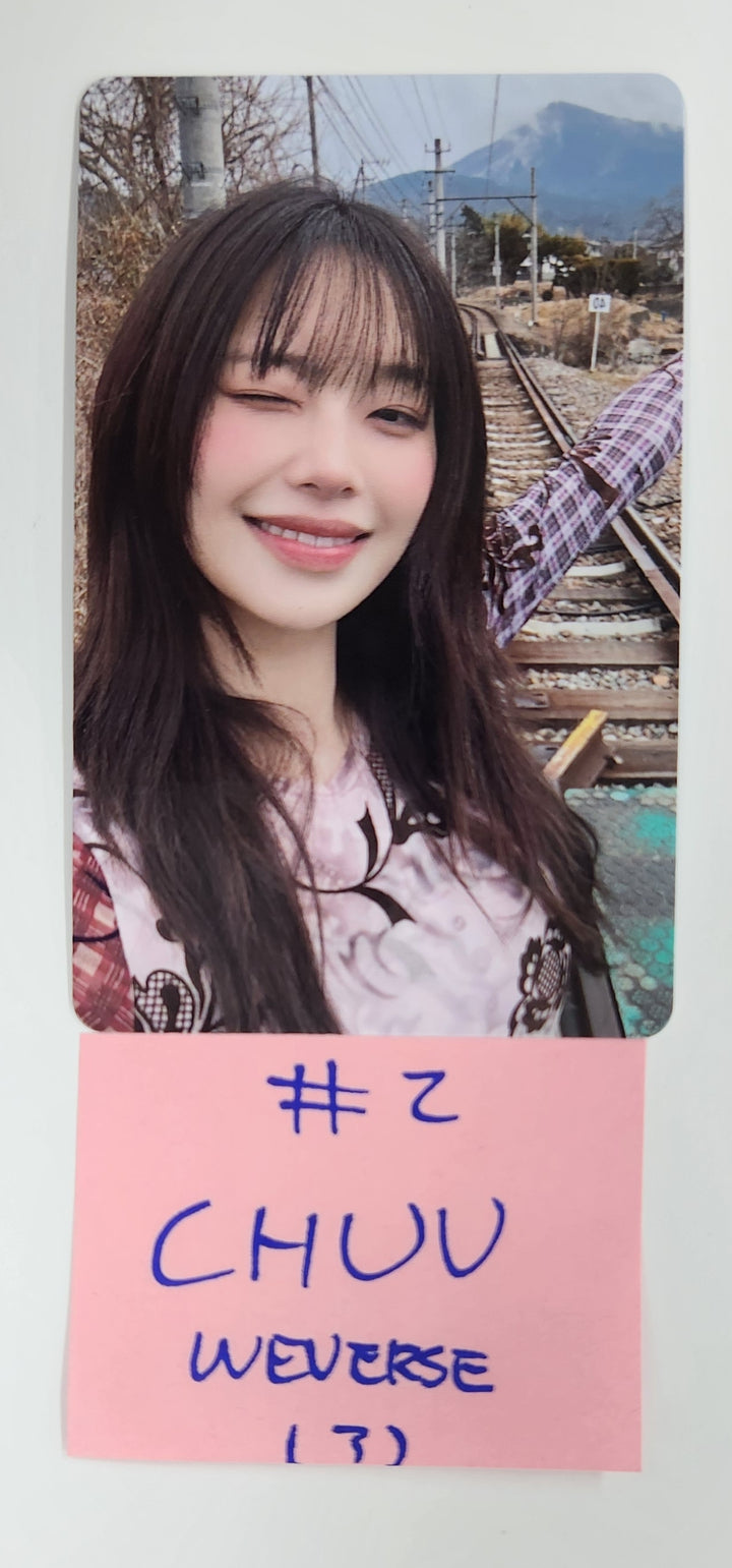 CHUU "Only cry in the rain" - Weverse Shop Pre-Order Benefit Photocard [25.4.22]