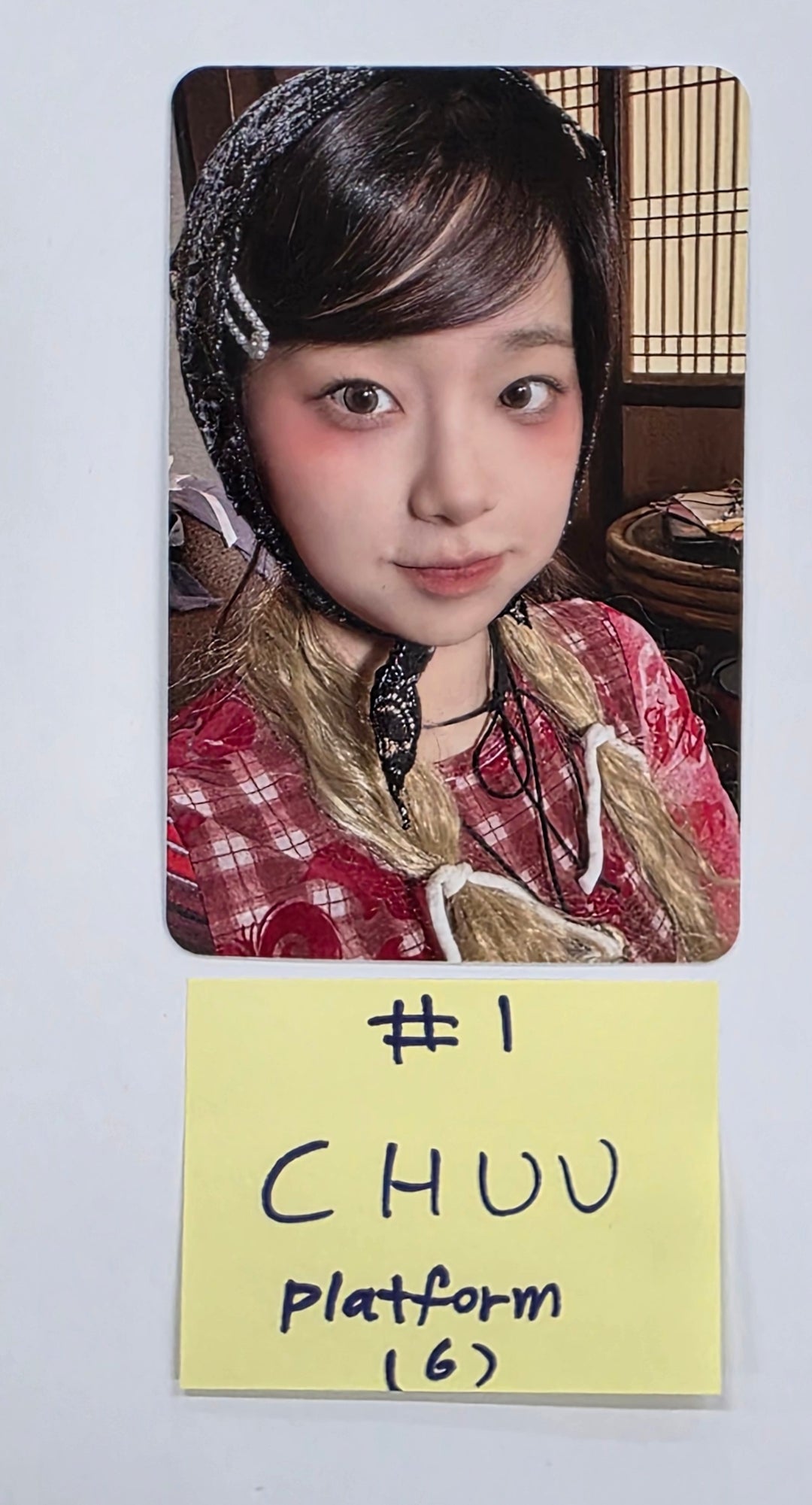 CHUU "Only cry in the rain" - Official Photocard [Platform Ver.] [25.4.23]