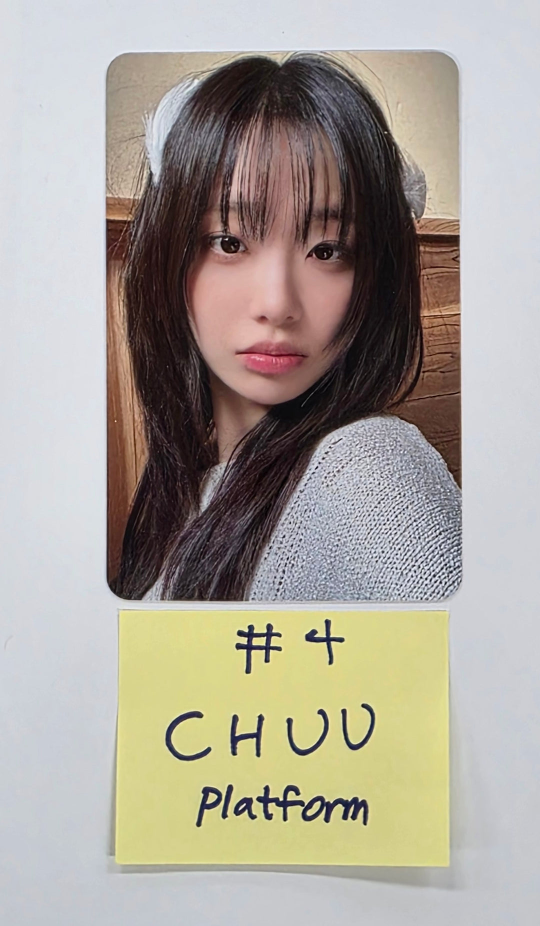 CHUU "Only cry in the rain" - Official Photocard [Platform Ver.] [25.4.23]
