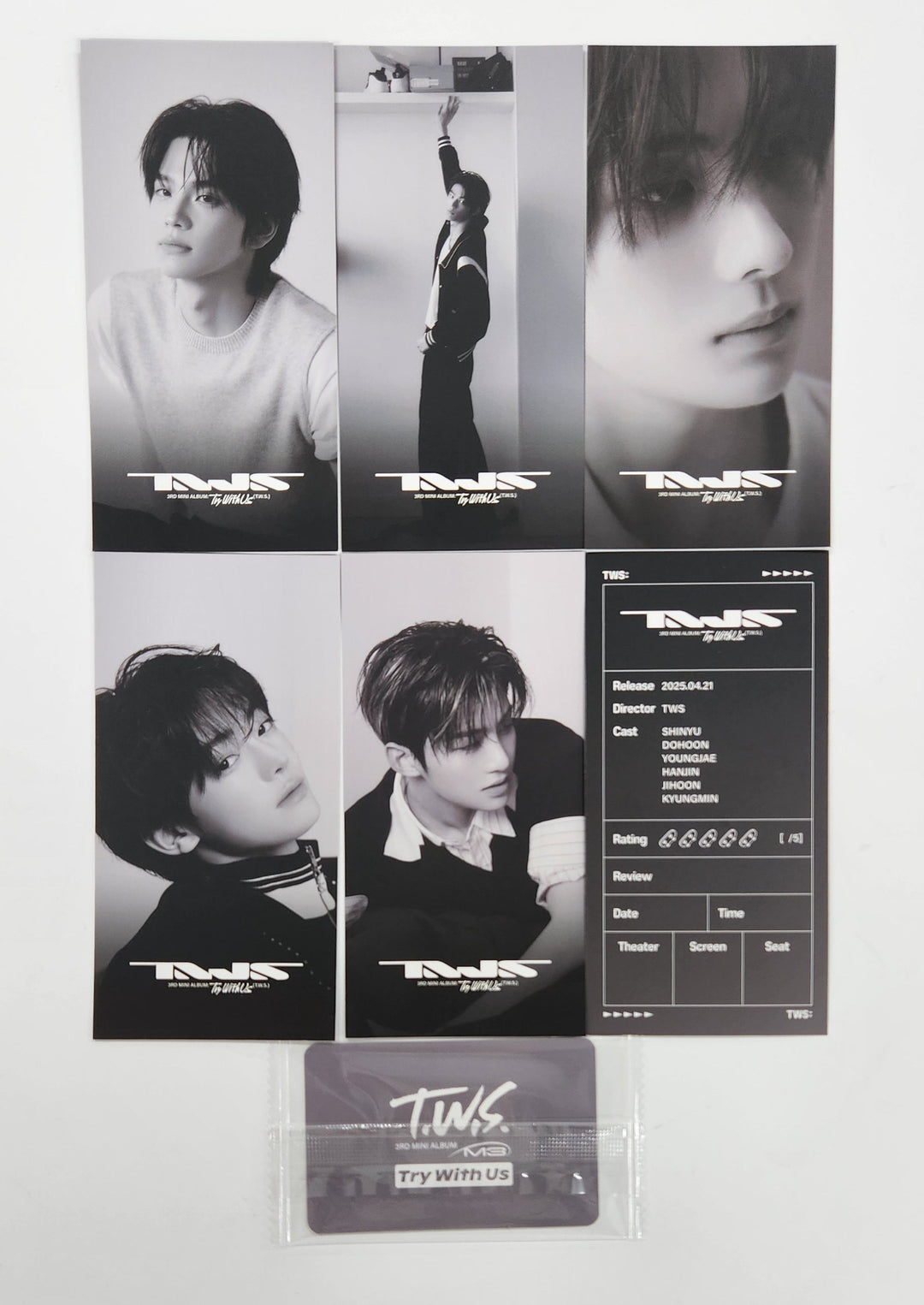 TWS "TRY WITH US" - Ktown4U Pre-Order Benefit Photo Ticket [Compact Ver.] [25.4.23]