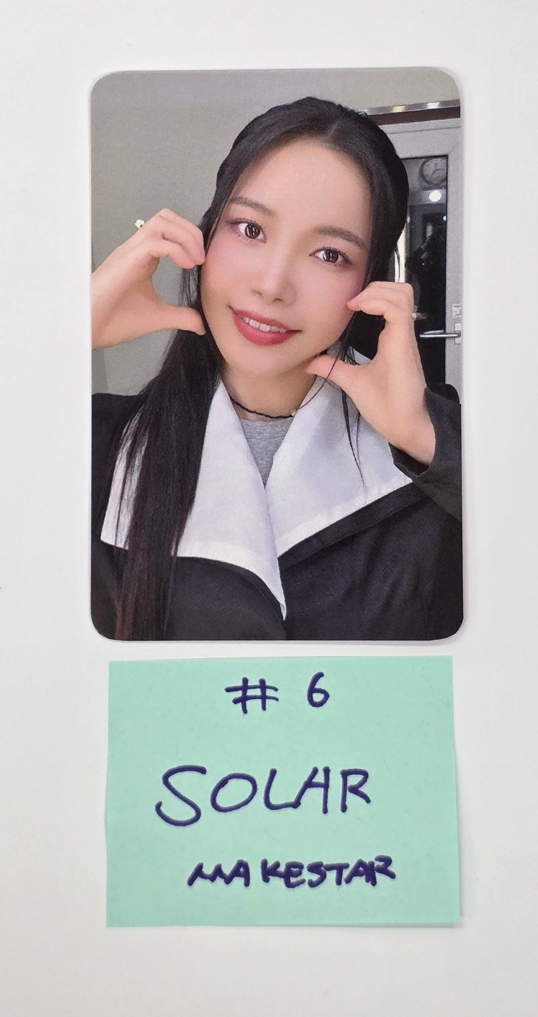 SOLAR (Of MAMAMOO) "WANT " - Makestar Fansign Event Photocard [25.4.24]