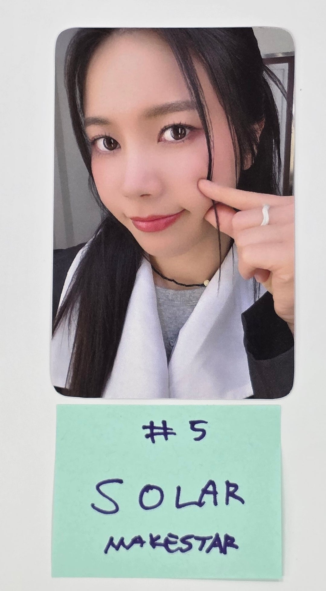 SOLAR (Of MAMAMOO) "WANT " - Makestar Fansign Event Photocard [25.4.24]