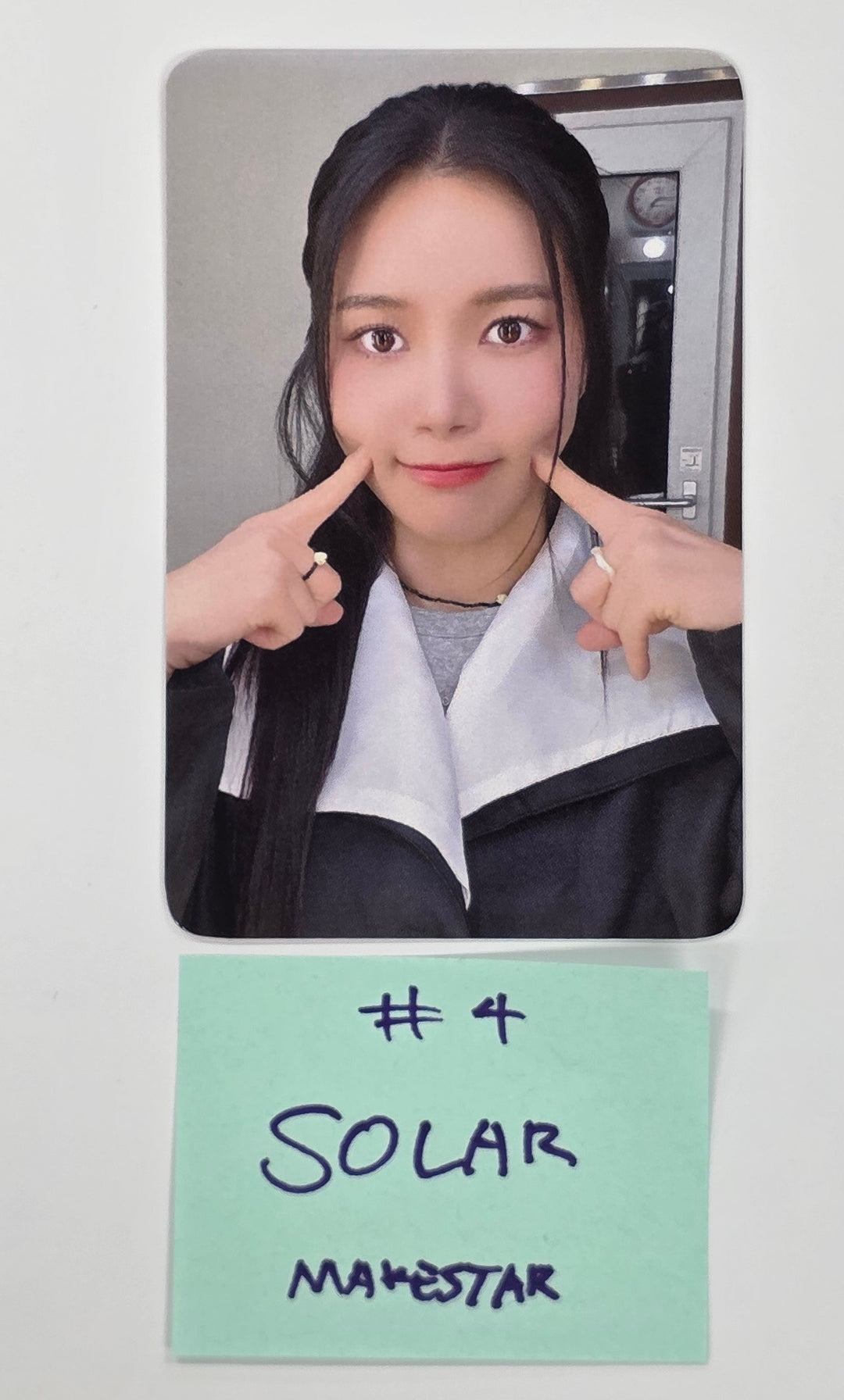 SOLAR (Of MAMAMOO) "WANT " - Makestar Fansign Event Photocard [25.4.24]