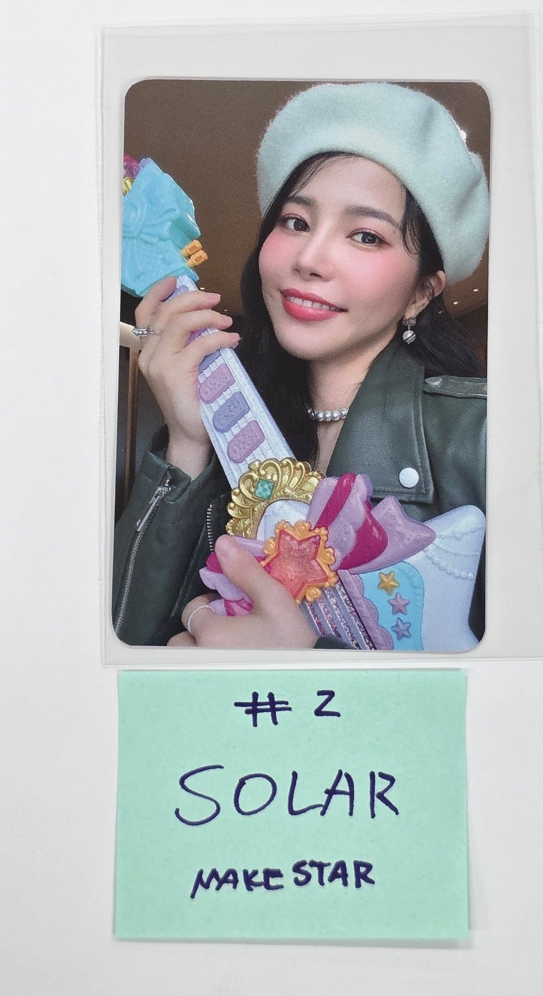 SOLAR (Of MAMAMOO) "WANT " - Makestar Fansign Event Photocard [25.4.24]