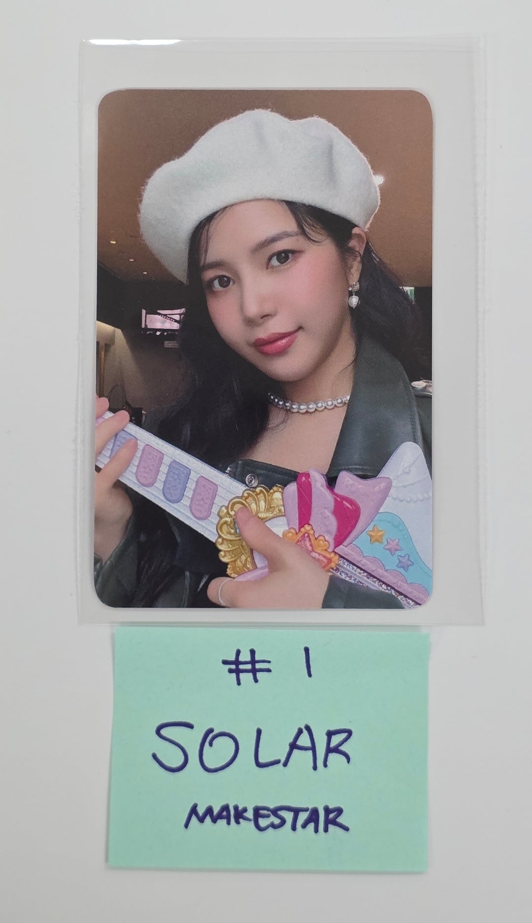 SOLAR (Of MAMAMOO) "WANT " - Makestar Fansign Event Photocard [25.4.24]