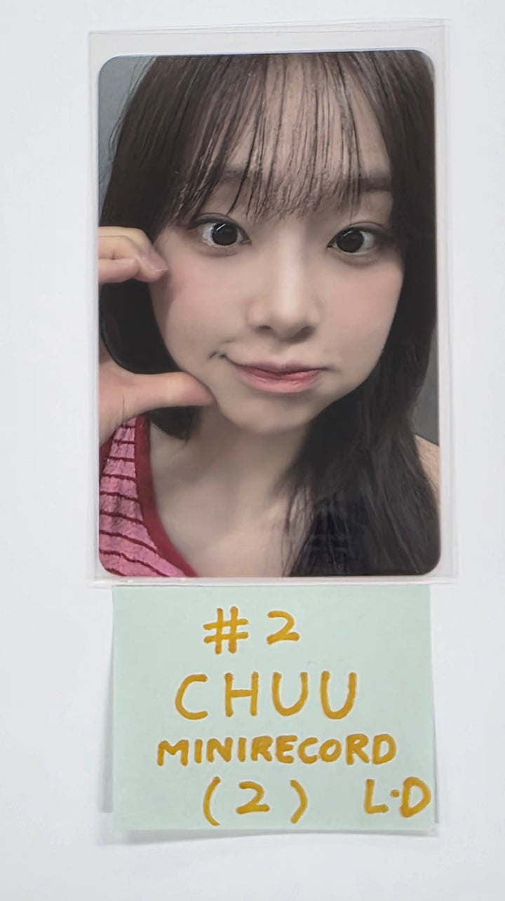 CHUU "Only cry in the rain" - Mini Record Lucky Draw Event Photocard Round 2 [Platform Ver.] [25.4.24]