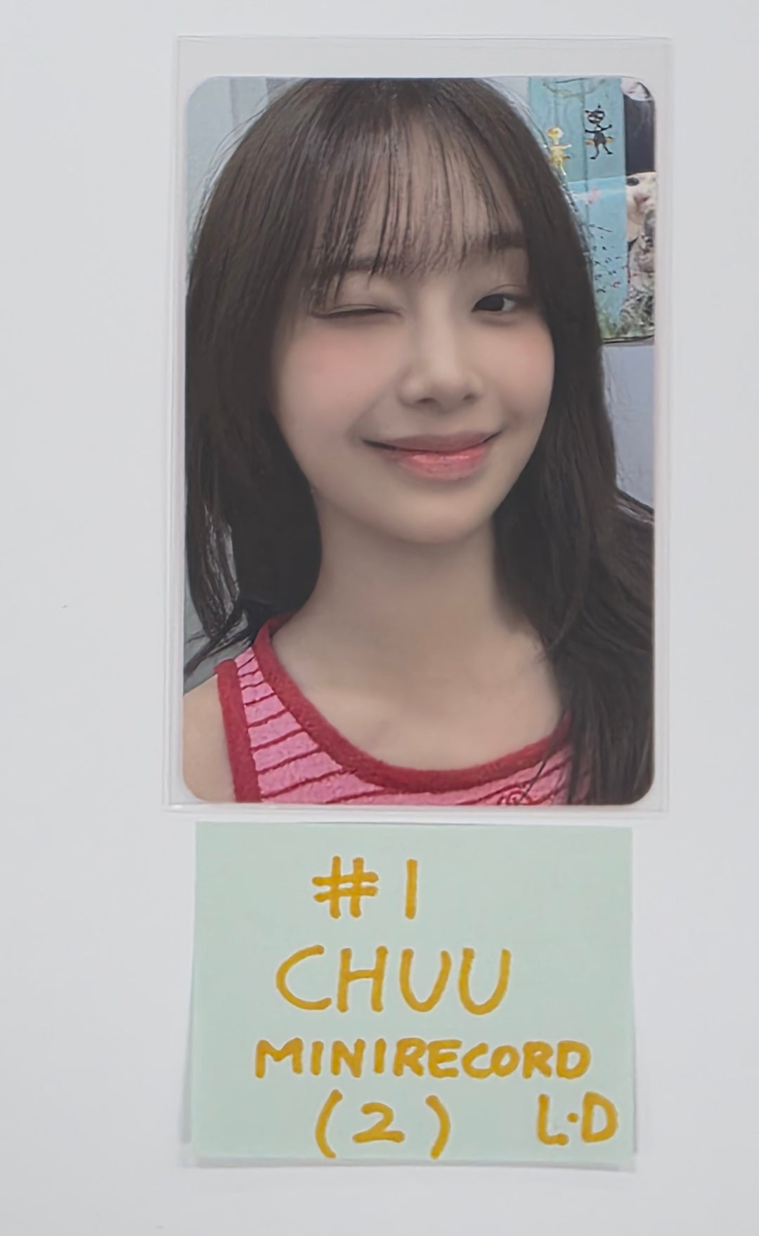 CHUU "Only cry in the rain" - Mini Record Lucky Draw Event Photocard Round 2 [Platform Ver.] [25.4.24]