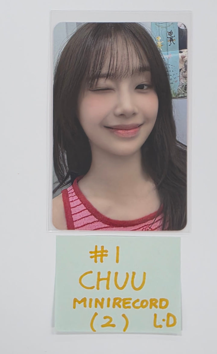 CHUU "Only cry in the rain" - Mini Record Lucky Draw Event Photocard Round 2 [Platform Ver.] [25.4.24]