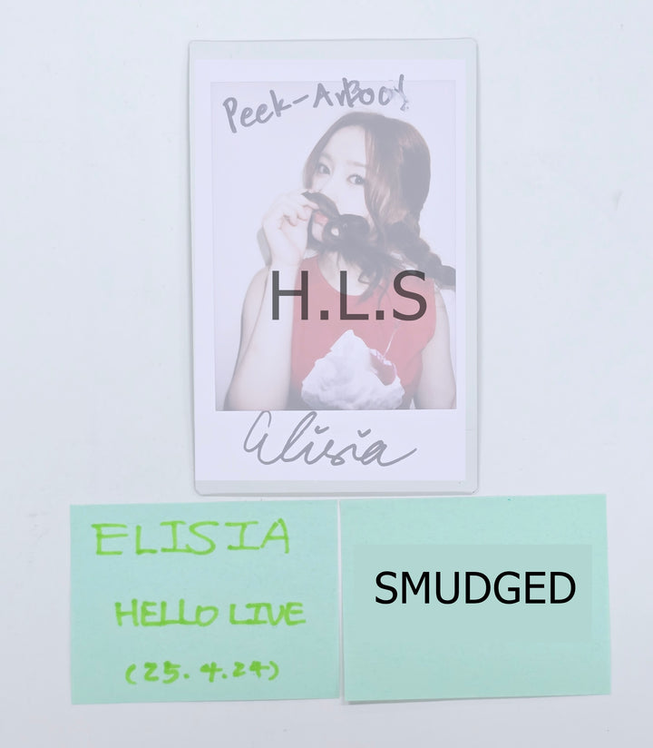 Elisia (Of UNIS) "SWICY" - Hand Autographed(Signed) Polaroid [25.4.24] - Must Read !