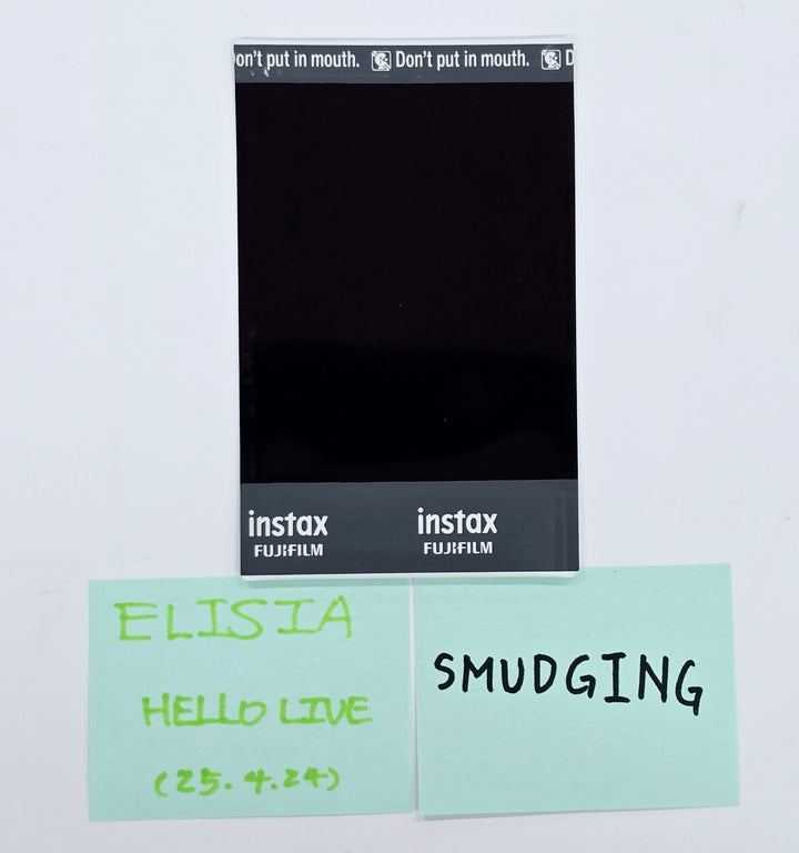 Elisia (Of UNIS) "SWICY" - Hand Autographed(Signed) Polaroid [25.4.24] - Must Read !