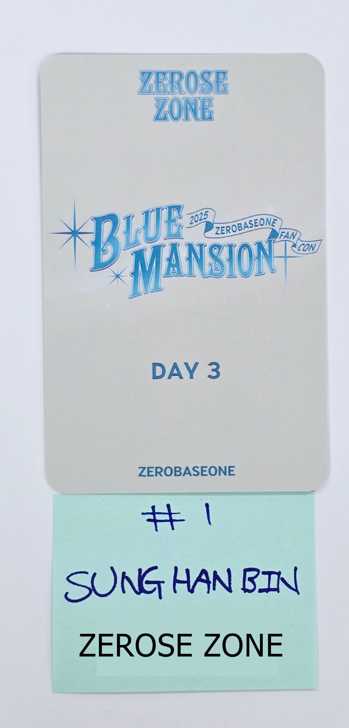 ZEROBASEONE(ZB1) "BLUEMANSION" 2025 FANCON - ZEROSE ZONE Photocard [25.4.24]