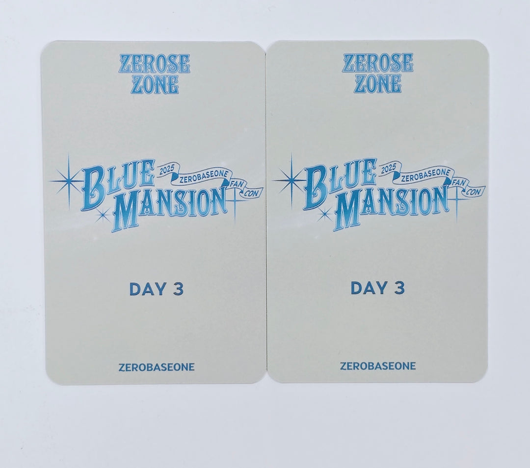 ZEROBASEONE(ZB1) "BLUEMANSION" 2025 FANCON - ZEROSE ZONE Photocard [25.4.24]