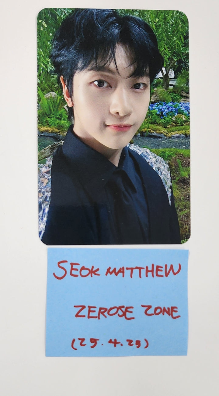 SEOK MATTHEW (Of ZEROBASEONE(ZB1)) "BLUEMANSION" 2025 FANCON - ZEROSE ZONE Photocard [25.4.25]